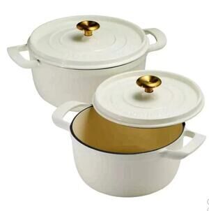 Tramontina Dutch Oven 2 Piece Marshmallow White